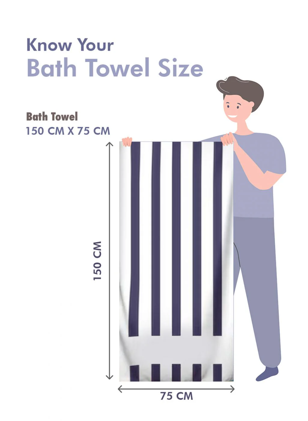 Beige Cotton 625 GSM Bath Towel - Image 6