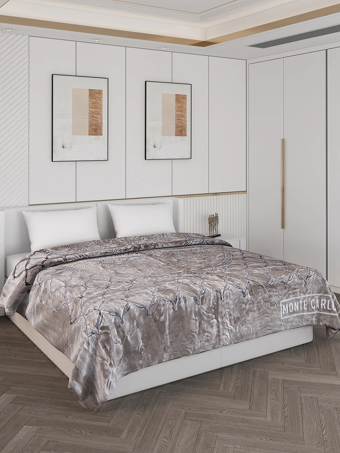 Printed Double Bed 950 GSM Blanket for Heavy Winter -2 Ply (Weight 5 kg)
