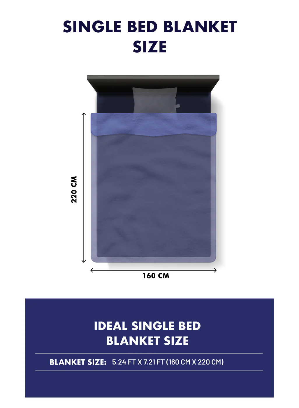Printed Single Bed Reversible Blanket 2 Ply, 511 GSM, 1.8 kg (New Diamond) - Image 13