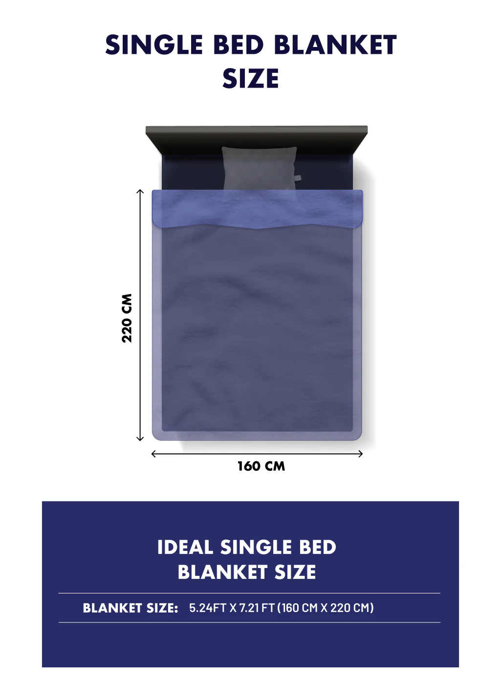 Solid Polyester Single Bed Blanket for AC Room - Image 9