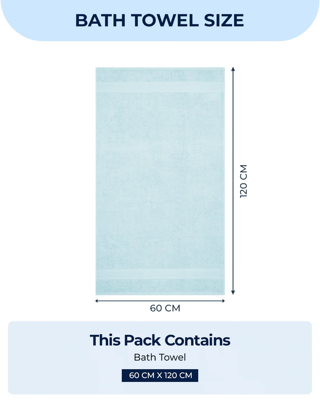 White Cotton Solid 350 GSM Bath Towel (Soho) - Image 6